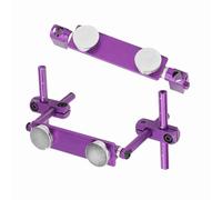 Nosqew RC Car Body Mount Kit Magnetic Shell Mount Bracket Aluminum Alloy Adjustable Angle with Strong Magnets for 1/10 RC Car (Purple)