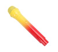 Nosqew Realistic Microphone Accessory, Aluminum Alloy Lightweight ABS Shape 1:1 Staging Cosplay Speech Training with Gradient Color for Anime N Characters