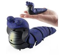 Nosqew Remote Control Snake Toy Realistic Simulation Shape Trick Prank Prop for Halloween Kids Pets Gray Violet 11.5cm Infrared Operated (NosqewyYWA-10329843)