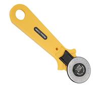 Nosqew Rotatory Cutter Retractable Round Fabric Leathercraft Cutting Tool for Sewing Crafting Paper Cloth Leather Felt ABS Handle 45mm (45mm)