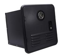 Nosqew RV Tankless Water Heater High Efficiency 61000BTUH 12V Instant Hot Water Heater with LCD Control Panel for Motorhome Camping Black 15x15 Inch