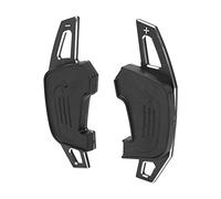 Nosqew Steering Wheel Paddle Shifter Extension Aluminum Alloy Replacement Paddles for GTS GLI 1 Pair Matte Black Quick Shift Gear Paddles Larger Than OEM (Black)