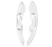 Nosqew Steering Wheel Shifter Paddle Extension Premium Aluminum Alloy Silver Shift Paddle Enhancer Upgrade for 3 6 CX3 CX5 CX9 MX5 Vehicles Easy Installation Set of 2 Piece