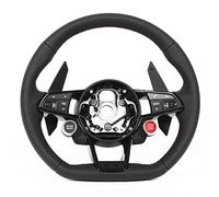 Nosqew Upgraded Full Nappa Perforated Leather Racing Steering Wheel with Engine Start Stop Button and Drive Select Button for RS3 RS4 RS5 RS6 RS7 R8 S3 A4 S4 A5 S5 A6 S6 A7 S7 S8