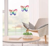 Nosqew Wind Chimes Reflective Rotating Windmill Vibrant Colour Garden Decoration Outdoor ABS Plastic 21x15cm for Garden Orchard Farmland Yard (Green)