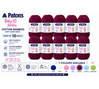 Nostalgi Patons Baby Smiles Cotton Bamboo Yarn 50G Soft Baby Wool