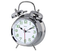 "Nostalgia" Alarm Clock, Silver