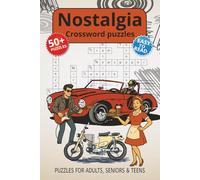 Nostalgia Crossword Puzzle: Easy-to-read crossword puzzles about nostalgia, retro, the 90s, and more | 6x9", 120 pages | 50+ puzzles... The perfect gift for vacations, holidays, and free time.