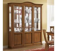 Nostalgia Display Cabinet - 3 Door - Walnut