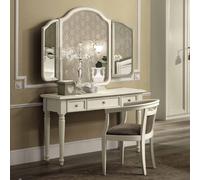 Nostalgia Dressing Table - 3 Drawer - Bianco Antico