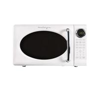 Nostalgia NRMOPM7WH6A Retro Countertop 0.7 Cu. Ft Microwave Oven, White