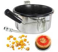 Nostalgia Popcorn Maker 8oz Anti-Scorch Electric Popcorn Maker Machine with Safe Control User-Friendly Machine Easy Maintain for Movie Night Parties