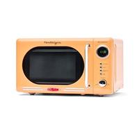 Nostalgia - Retro compact microwave oven - 0.7 Cu. 700 watts with LED digital display - Child lock - Easy to clean interior - Orange