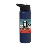 Nostalgia Retro VHS Cassette Floppy Disk Humor Vintage Fun Stainless Steel Insulated Water Bottle