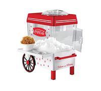 Nostalgia SCM550COKE Coca-Cola Countertop Snow Cone Maker Makes 20 ICY Treats, Includes 2 Reusable Plastic Cups & Ice Scoop - White/Red