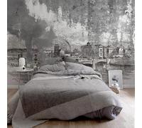 Nostalgia Vintage Art Garden Cement Wall Architecture 3D Wallpaper Luxury Silk Study Dining Feature Sofa Grey Bedroom Living Room Tv Decorative Wall-430cm×300cm
