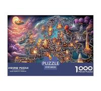Nostalgic 1000-Piece Pop Culture Jigsaw Puzzle - A Fun Blast from The Past for Parents & Kids. Features Classic Characters, Durable Pieces, And Great Collaborative Fun.