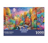 Nostalgic 1000-Piece Pop Culture Jigsaw Puzzle - A Fun Blast from The Past for Parents & Kids. Features Classic Characters, Durable Pieces, And Great Collaborative Fun.