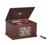 Nostalgic 7-in-1 Music Centre | Dark Oak | Steepletone