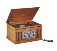Nostalgic 7-in-1 Music Centre | Light Oak | Steepletone