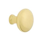 Nostalgic 756095 Warehouse New York 1 3/8" Cabinet Knob in Unlacquered Brass Hardware