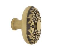 Nostalgic 756104 Warehouse Victorian 1 3/4" Cabinet Knob in Antique Brass Hardware
