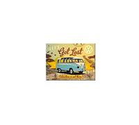 Nostalgic Art 14317 Volkswagen VW Bulli / Let's Get Lost, Magnetic Photo Frame 8 x 6 CM