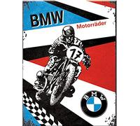 Nostalgic-Art 14324 BMW Motorcycles Magnet, 8 x 6 cm