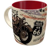Nostalgic-Art 43061 43061-US Highways-Route 66 Bike Map, Mug, Ceramic