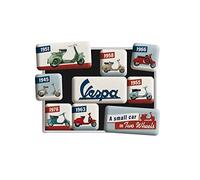 Nostalgic-Art 83110 Vespa - Model Chart, Magnet Set (9pcs)