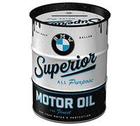 Nostalgic-Art BMW - Motor Oil - Gift idea for car Accessories Fans, Metal Piggy Bank, Vintage Tin Moneybank, 600 ml