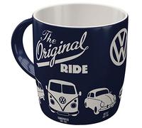 Nostalgic Art Ceramic 43043 - Volkswagen - VW - The Original Ride, Mug | Original Volkswagen License Product (POLP) Ceramic Mug Vintage Design Gift Idea for VW Bus Fan