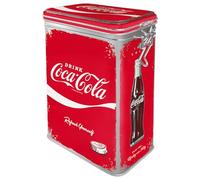 Nostalgic-Art Coca-Cola Retro Coffee Canister - Refresh Yourself - Gift Idea for Coke Fans, Official License Product (OLP), Container with Aromatic Lid, Vintage Design