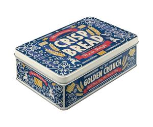 Nostalgic-Art Crisp Bread 2.5L Retro Flat Tin Canisters - Gift Ideas for Kitchen - Vintage Design Storage Box with Lid