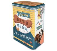 Nostalgic-Art Dog Treats Retro Box - Dog Owners Gift Idea - Container with Aromatic Lid, Vintage Design, 1.3 Litre