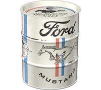 Nostalgic-Art Ford Mustang-Horse-Gift Idea for Car Accessories Fans, Metal piggy bank, Vintage tin Box, 600 ml