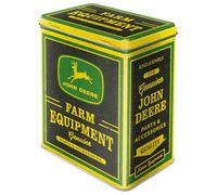 Nostalgic-Art John Deere Retro Large 3 Litre Tin Canisters - Genuine Farm Equipment - Gift Ideas for Tractor Lovers, Official License Product (OLP) Large Box, Vintage Design