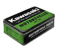 Nostalgic-Art Kawasaki Gift Idea for Motorcycle Fans, Metal, Vintage Design, 2.5 l