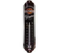 Nostalgic-Art - Metal Garden Outdoor Indoor Thermometer Analog- Harley-Davidson