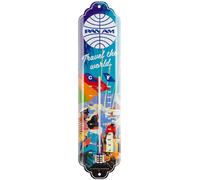 Nostalgic-Art - Metal Garden Outdoor Indoor Thermometer Analog - Pan Am