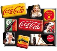Nostalgic-Art - Retro 9 piece fridge magnet set - Coca-Cola #2
