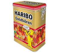 Nostalgic-Art Retro Aroma Tin 1.3 Litre Haribo - Gold Bear Pack - Gift Idea for Sweet Tooth, Original Licensed Product (OLP), Tin Tin with Aroma Lid, Vintage Design