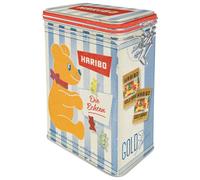 Nostalgic-Art Retro coffee box, 1.3 l, HARIBO - Die Echten - Gift Idea for sweet tooths, Official License Product (OLP), metal clip top tin, vintage design
