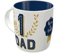 Nostalgic-Art Retro Coffee Mug 11oz Number 1 Dad - Gift Idea for Dad Ceramic Mug Vintage Design