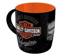 Nostalgic-Art Retro Coffee Mug, 330 ml, Harley-Davidson - Genuine Logo - Gift idea for Bikers, Official License Product (OLP), Ceramic Cup, Vintage Design