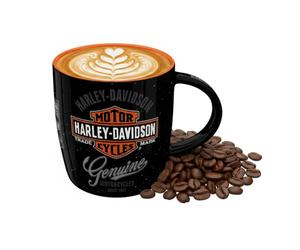 Nostalgic-Art Retro Coffee Mug, 330 ml, Harley-Davidson - Genuine Logo - Gift idea for Bikers, Official License Product (OLP), Ceramic Cup, Vintage Design