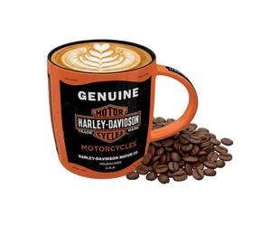 Nostalgic-Art Retro Coffee Mug, 330 ml, Harley-Davidson - Genuine Motorcycles - Gift idea for Bikers, Official License Product (OLP), Ceramic Cup, Vintage Design