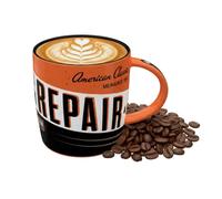 Nostalgic-Art Retro Coffee Mug, 330 ml, Harley-Davidson - Service & Repair - Gift idea for Bikers, Official License Product (OLP), Ceramic Cup, Vintage Design