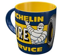 Nostalgic-Art Retro Coffee Mug, 330 ml, Michelin - Tyre Service - Gift idea for Motor Fans, Ceramic Cup, Vintage Design