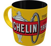 Nostalgic-Art Retro Coffee Mug, 330 ml, Michelin - Tyres Bibendum Yellow - Gift idea for Motor Fans, Ceramic Cup, Vintage Design